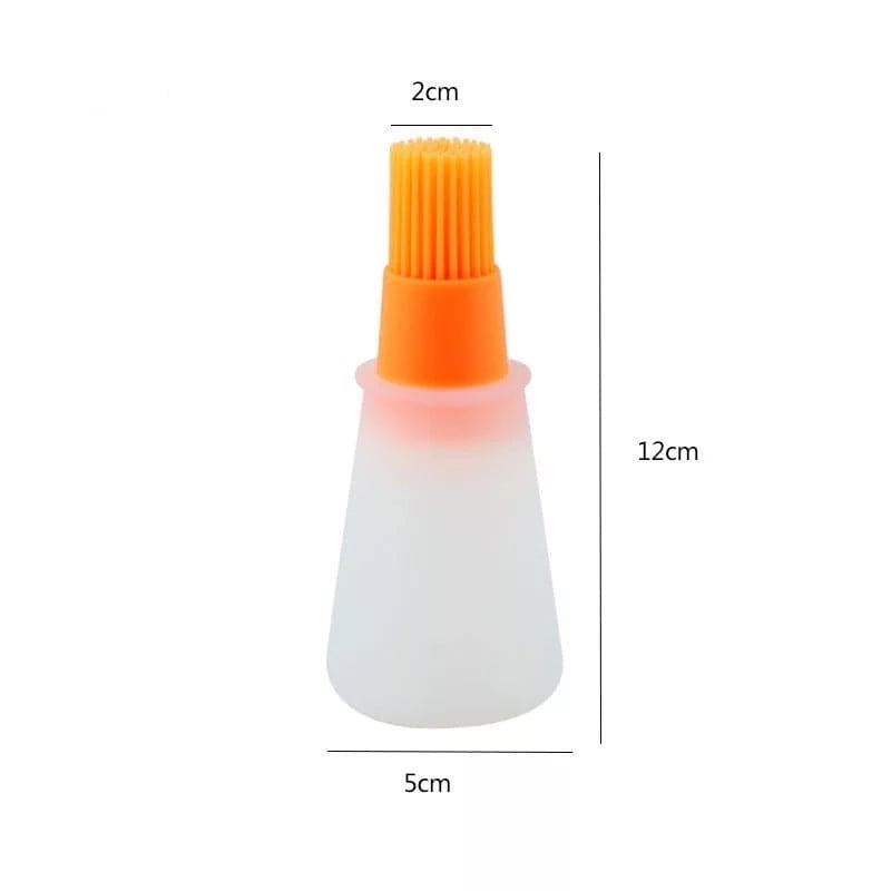 Portable Silicone Oil Bottle,Oil Brush With Squeeze Bottle, Silicone Bastry Brush Portable Silicone Oil Bottle,Oil Brush With Squeeze Bottle, Silicone Bastry Brush